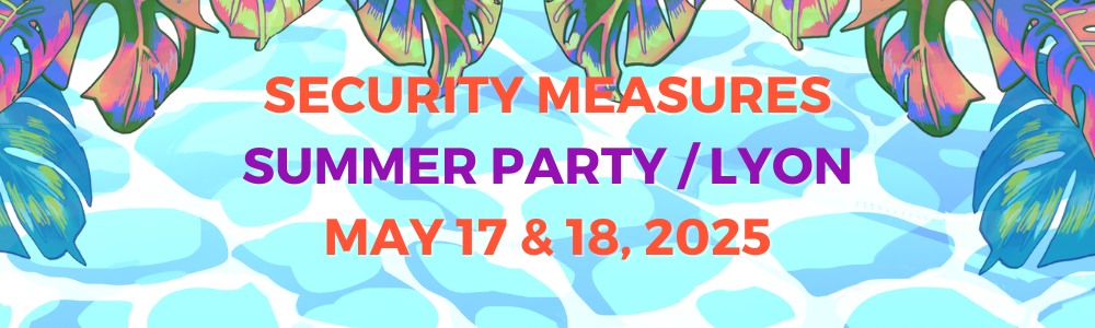Security measures Y/CON Summer Party