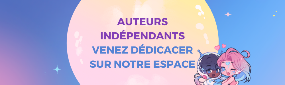 Auteurs indépendants, venez dédicacer sur notre espace !