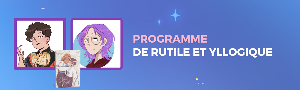 Rutile et Yllogique : jaquette exclusive et programme complet