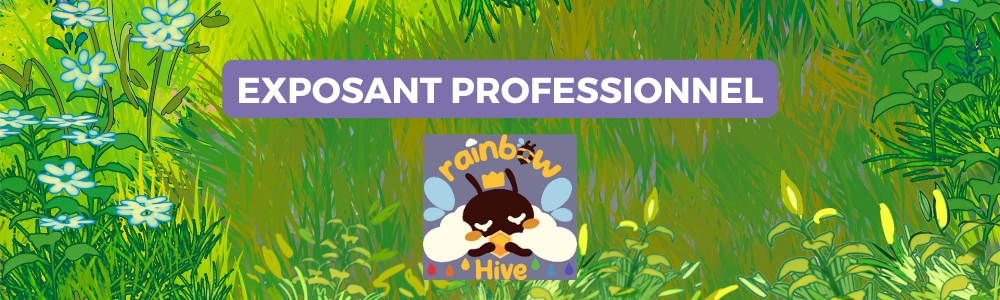 Le collectif Rainbow Hive est exposant professionnel !