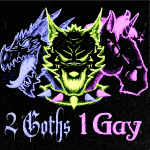 2 Goths 1 Gay logo