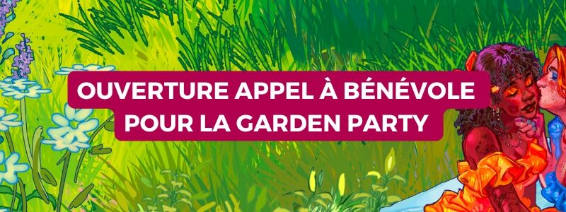 Recherche bénévoles Y/CON Garden Party !