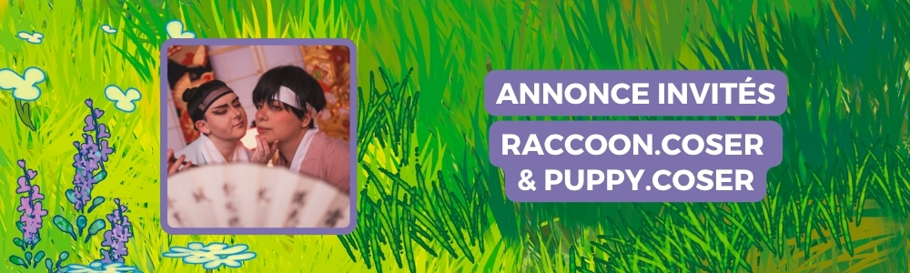 Raccoon.coser & Puppy.coser seront invités à la Y/CON Garden Party