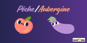 pêche aubergine