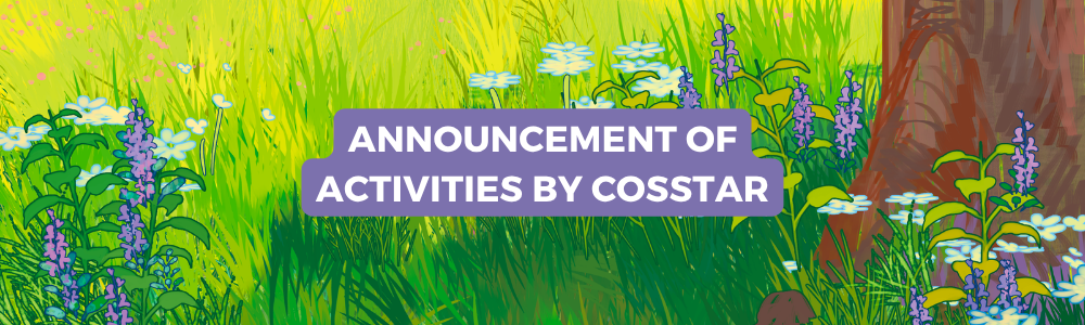 Discover the activities organised by COSSTAR!