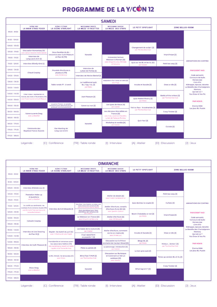 Programme YCON 12 FR V2